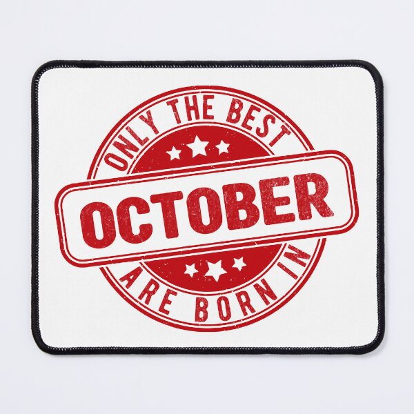Item preview, only the best are born in October designed and sold by HB Shirts.