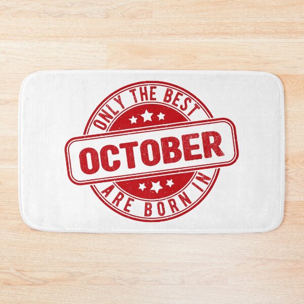 Item preview, only the best are born in October designed and sold by HB Shirts.