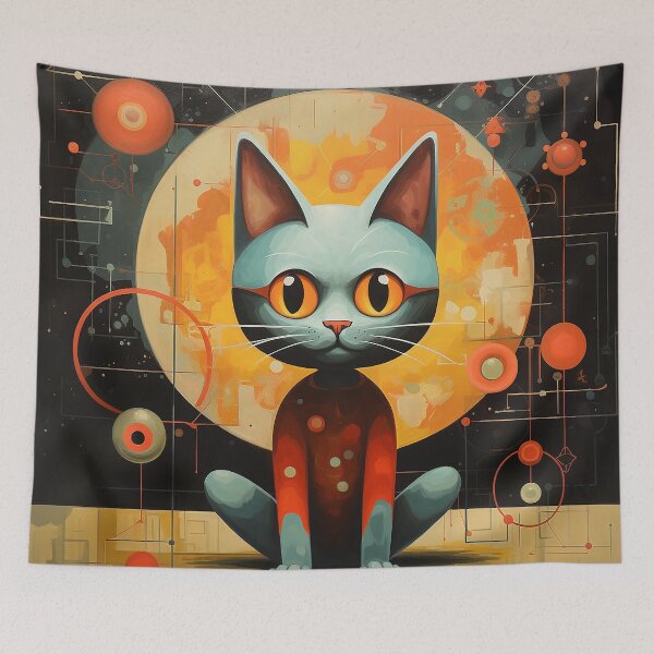 Item preview, Atomic Cats Art designed and sold by nomiraclehere.