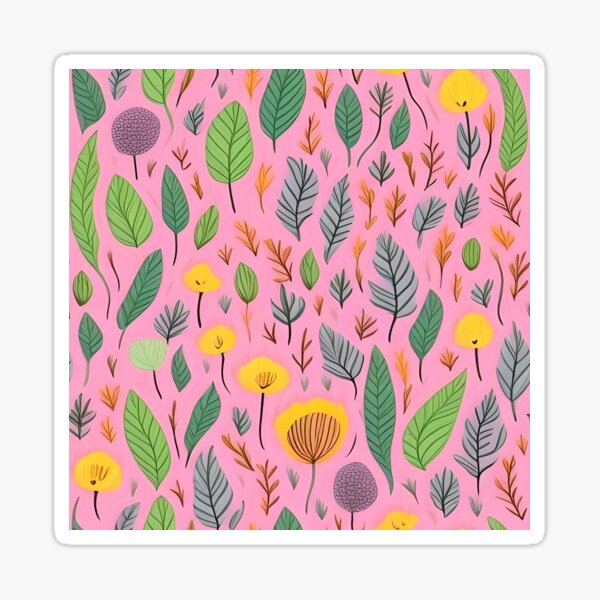 Leafy Luv - Large Print Sticker