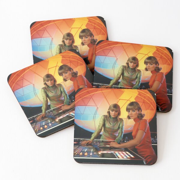 Item preview, Retro Futuristic Control Room: Women of the Space Age designed and sold by EnigmaWaveCross.