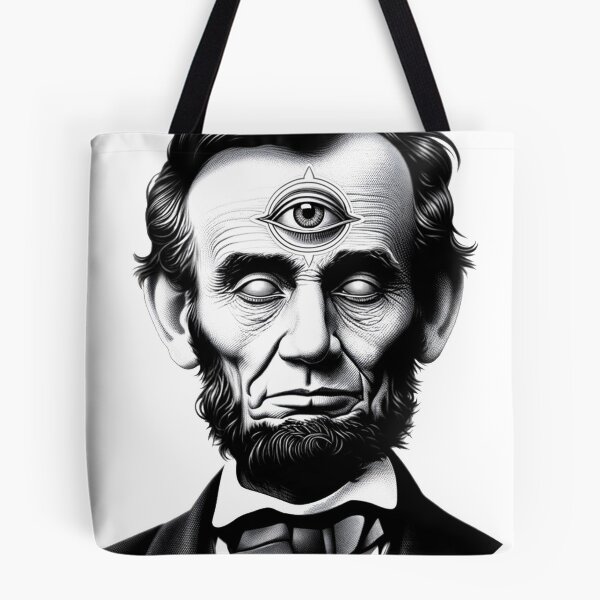 Item preview, The Third Eye of Abraham Lincoln Portrait designed and sold by FattyBeaver.