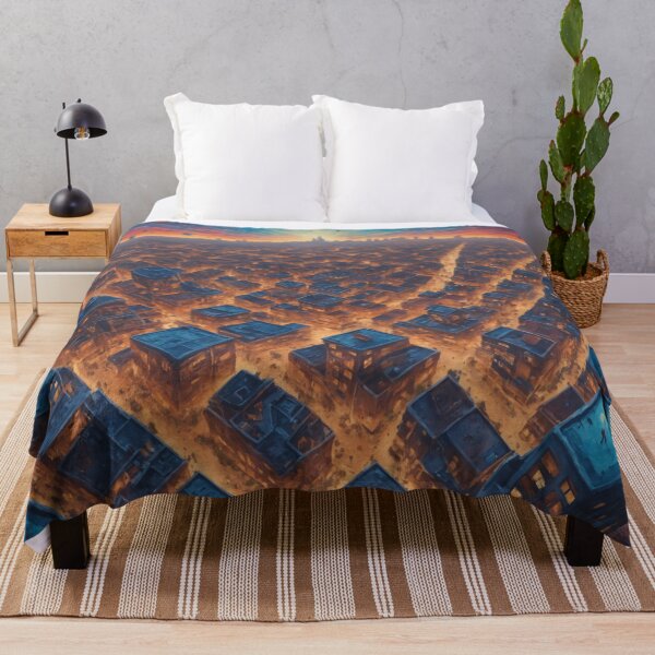Item preview, Abstract city view designed and sold by Lufka.