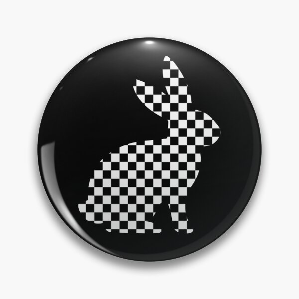 Item preview, rabbit checkered black and white  designed and sold by martin max.