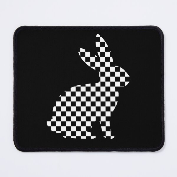 Item preview, rabbit checkered black and white designed and sold by martin max.
