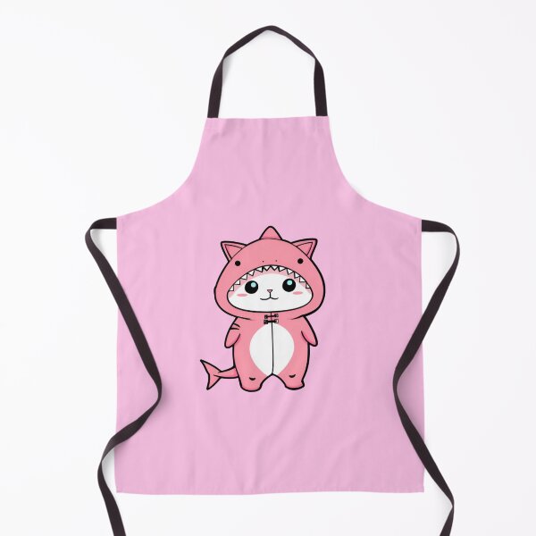 Item preview, Cute Pink Shark Cat in Shark Costume designed and sold by Pati-Design.