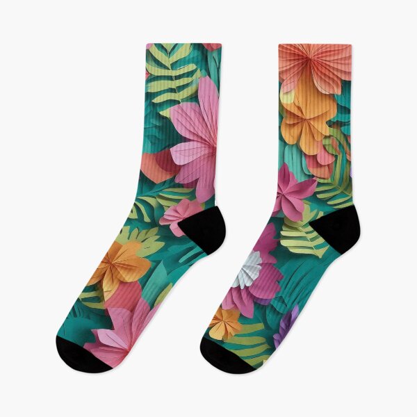 Item preview, Colorful Paper Crafted Floral Background designed and sold by Rostislav Bouda.