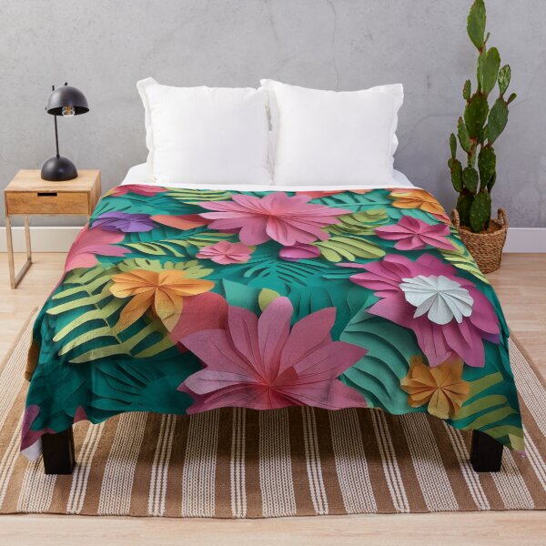 Item preview, Colorful Paper Crafted Floral Background designed and sold by Rostislav Bouda.