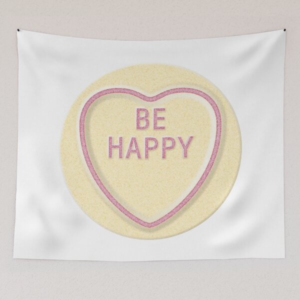 Item preview, NDVH Love Heart BE HAPPY designed and sold by Nik’s T-Shirts.