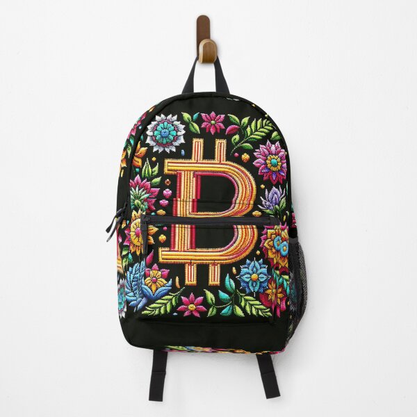 Artikelvorschau, BTC „Florale Krypto-Oase: BTC in voller Blüte“ entworfen und verkauft von zzz888.