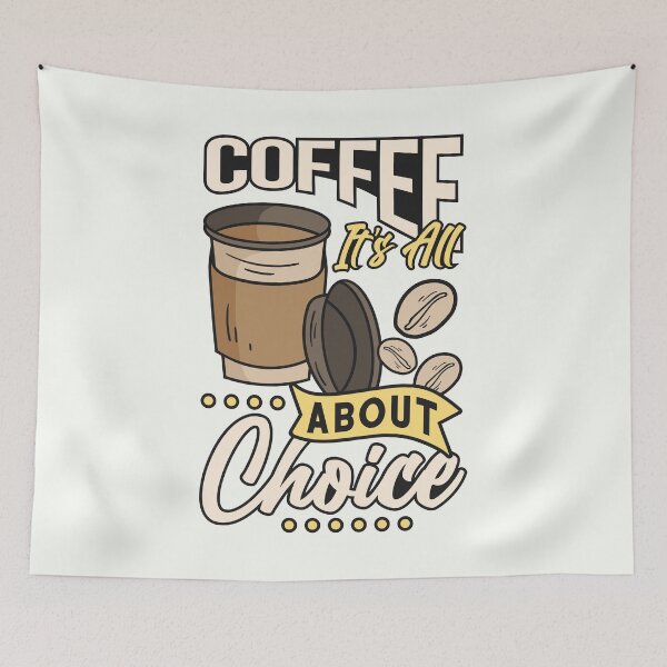 Item preview, Caffeine Choices Coffee Lover Tee designed and sold by RuyaFab.