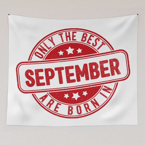 Item preview, only the best are born in september designed and sold by HB Shirts.