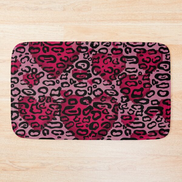 Item preview, Leopard Print Pattern, pink heart designed and sold by zzzozzo.