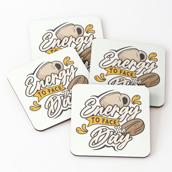 Item preview, Energy To Face The Day - Coffee Lover's Motto designed and sold by RuyaFab.