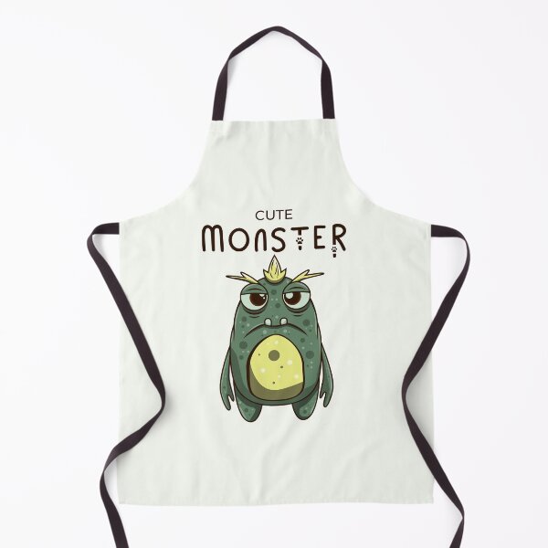 Item preview, Adorable Green Monster - Cute & Quirky Illustration designed and sold by RuyaFab.