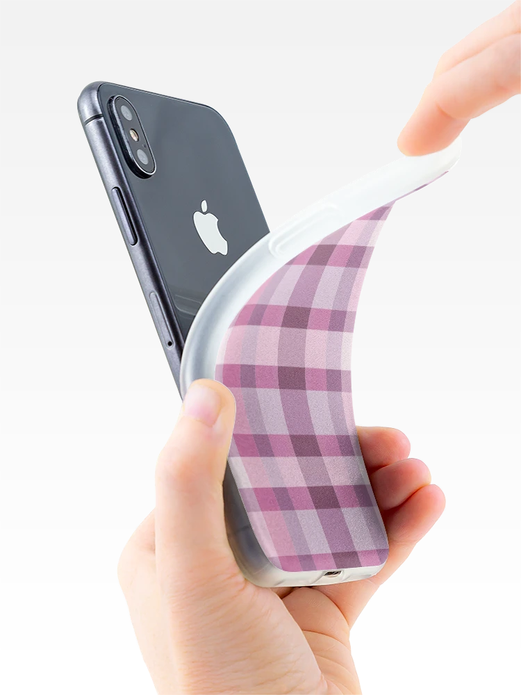 Thumbnail 4 of 5, iPhone Case, plaid digital paper pattern designed and sold by TrPatternLab.