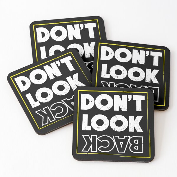 Item preview, Don't Look Back - Inspirational Urban Typography designed and sold by RuyaFab.