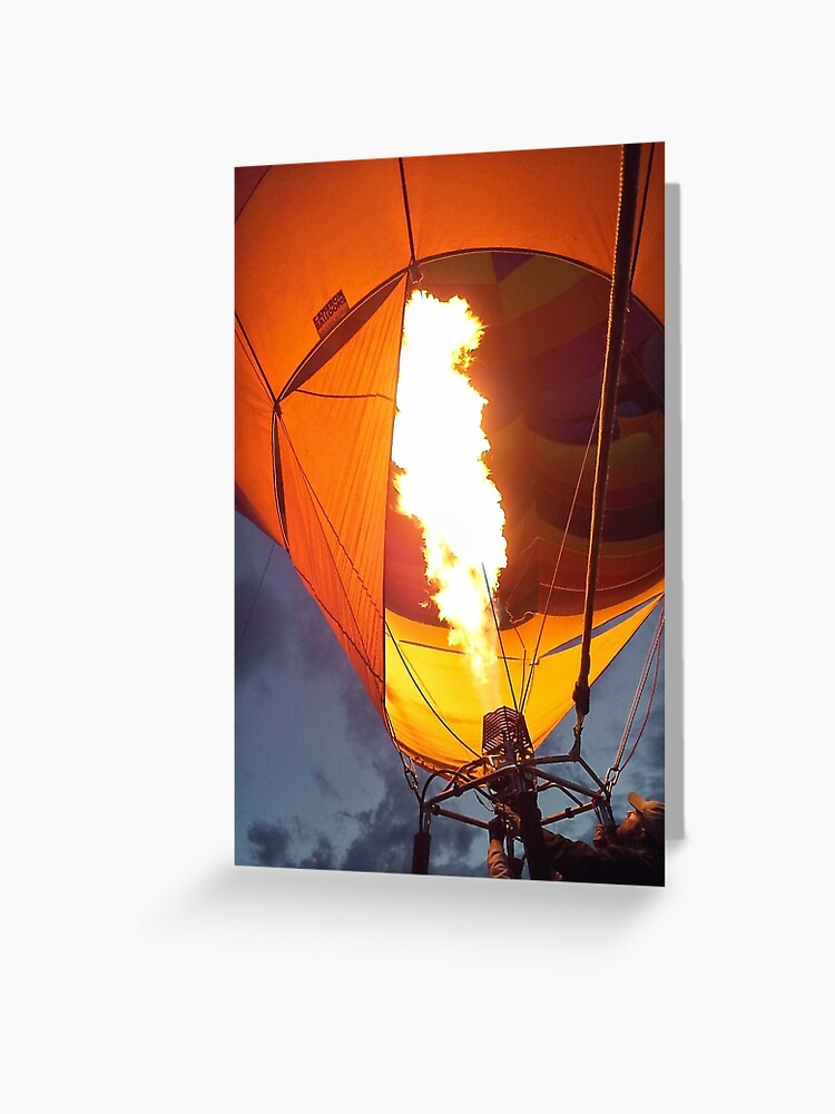 hot air balloon flame