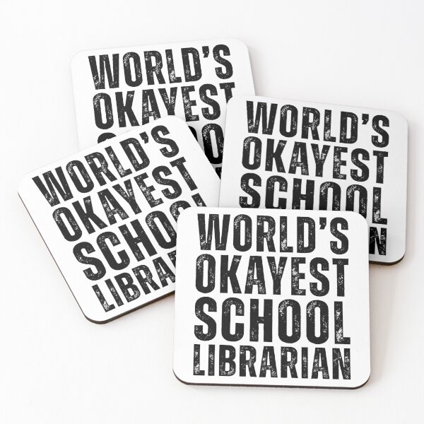 Item preview, Worlds Okayest School Librarian designed and sold by kamrankhan.