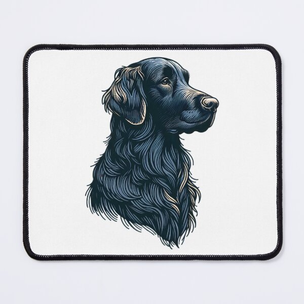 Item preview, Elegant Flat Coated Retriever Portrait designed and sold by Unitepeople.