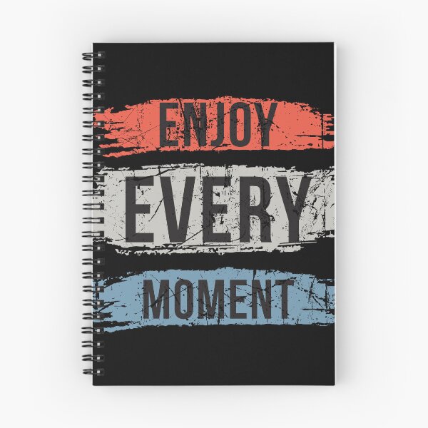 Item preview, Enjoy Every Moment - Positive Life Mantra designed and sold by RuyaFab.