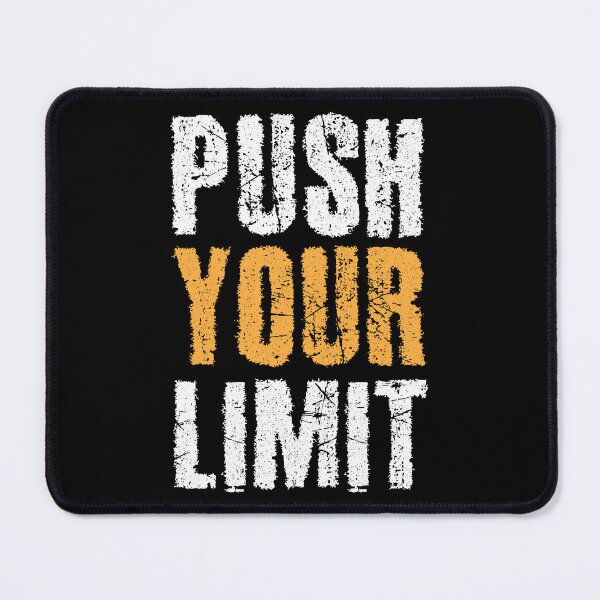 Item preview, Push Your Limit - Motivational Workout Phrase designed and sold by RuyaFab.