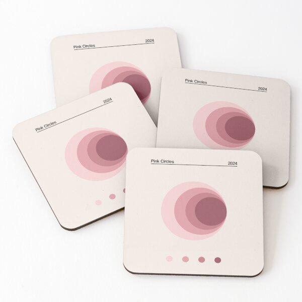 Item preview, Minimal Pink Circles designed and sold by alessiazoe.