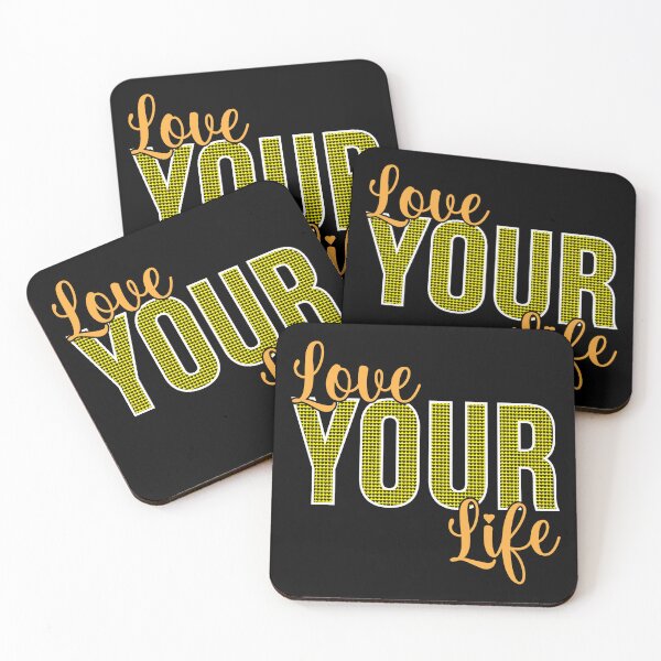 Item preview, Love Your Life - Heartwarming Inspirational Quote designed and sold by RuyaFab.