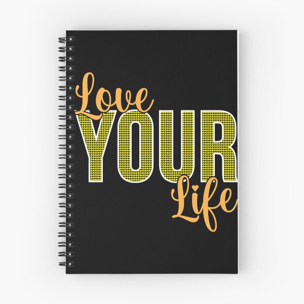 Item preview, Love Your Life - Heartwarming Inspirational Quote designed and sold by RuyaFab.