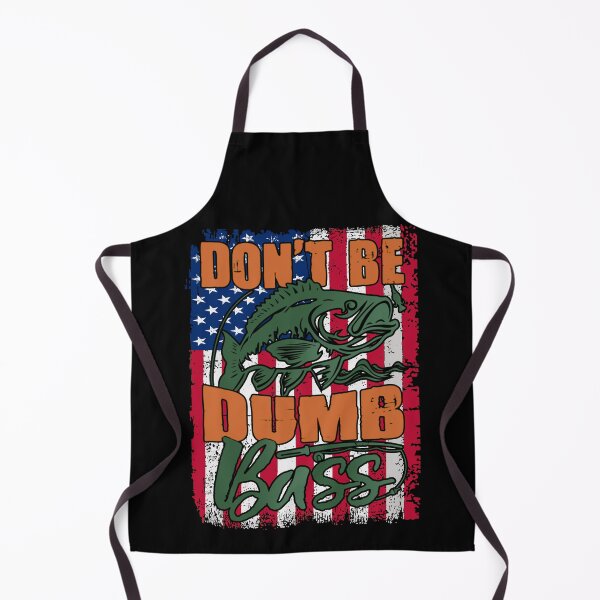 Item preview, Don't Be A Dumb Bass Funny quote Fishing Dad Jokes designed and sold by Ouzgane.