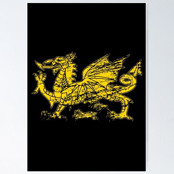Item preview, Grunge Welsh Dragon designed and sold by AspectsOfDreams.