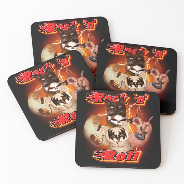 Item preview, Rock 'n' Roll ( but make it cats) designed and sold by Meraki-lavi.