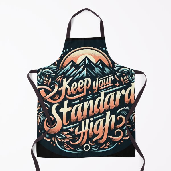 Item preview, Keep your standard high, typography designed and sold by maxmaj.