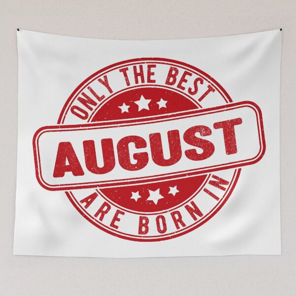 Item preview, only the best are born in august designed and sold by HB Shirts.