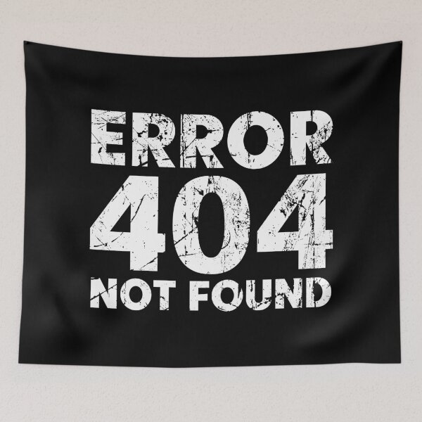Item preview, Error 404 Not Found - Tech Glitch Design designed and sold by RuyaFab.