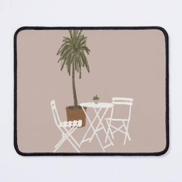 Item preview, Chairs and palm tree printable. Printable wall art of outdoor chairs. Modern illustrated sketch style art on trend. designed and sold by AlarconStudio.