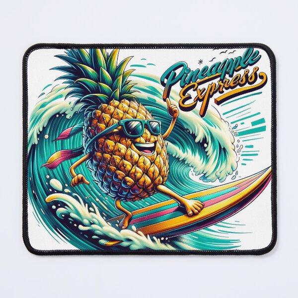 Item preview, Tropical Surf: The Pineapple Thrill designed and sold by IWEARUWEAR.
