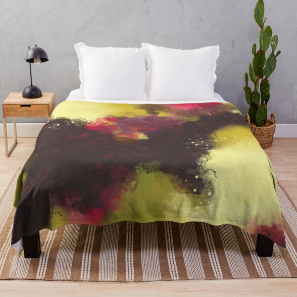Item preview, Kamikaze - Yellow Red-Violet Olive Abstract designed and sold by Joey Santiago.
