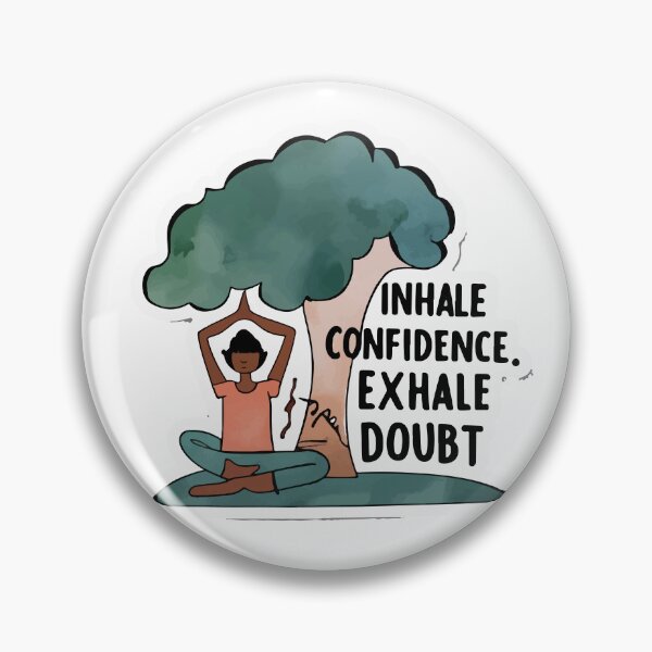 Item preview, Meditation Tree - Inhale Confidence, Exhale Doubt designed and sold by NiftyWrx.
