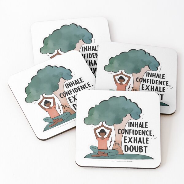Item preview, Meditation Tree - Inhale Confidence, Exhale Doubt designed and sold by NiftyWrx.