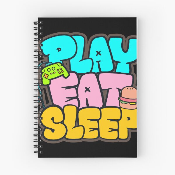 Item preview, Gamer's Motto: Play, Eat, Sleep - Colorful Lifestyle Desig designed and sold by RuyaFab.