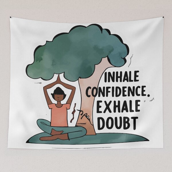 Item preview, Meditation Tree - Inhale Confidence, Exhale Doubt designed and sold by NiftyWrx.