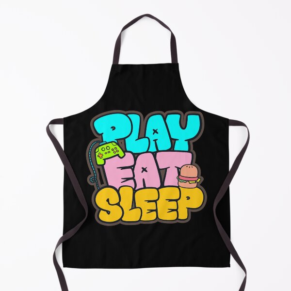 Item preview, Gamer's Motto: Play, Eat, Sleep - Colorful Lifestyle Desig designed and sold by RuyaFab.