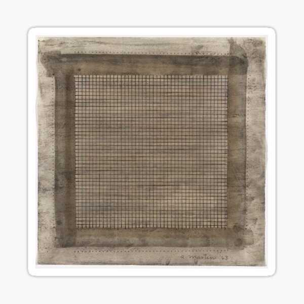 Agnes Martin Sticker