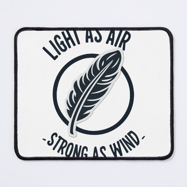 Item preview, Light as Air, Strong as Wind Feather Design designed and sold by NiftyWrx.