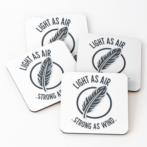 Item preview, Light as Air, Strong as Wind Feather Design designed and sold by NiftyWrx.