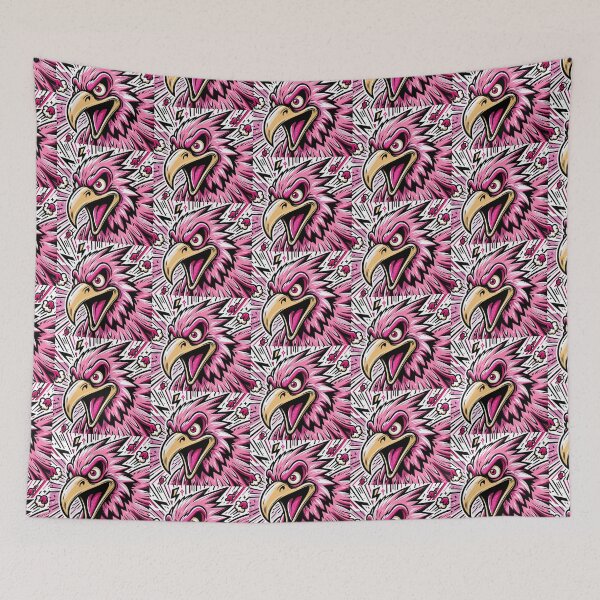 Item preview, Pink Avian Frenzy - Comic core Bird Explosion designed and sold by artwaves.