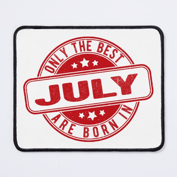 Item preview, only the best are born in july designed and sold by HB Shirts.