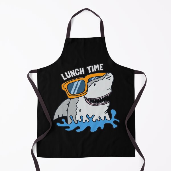 Item preview, Shark with Sunglasses - Humorous Lunch Time Design designed and sold by RuyaFab.