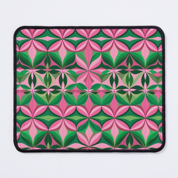 Item preview, Vibrant Afrocentric Geometric Pattern: Pink and Green Symmetrical Design designed and sold by CulturalTales.
